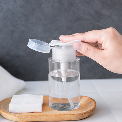 Free Sample Makeup Nail Polish Remover Bottle Clear Pump Bottle Personal Care Packing Bottle Personal Care Cosmetic Facial Press Toner Bottle