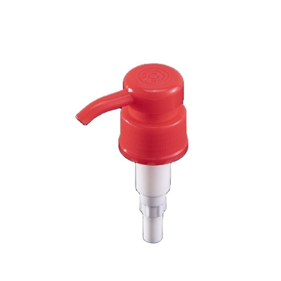 Non Spill Glossy Red Liquid Soap Dispenser Pump For Lotion Shampoo Bottle Plastic Lotion Pump