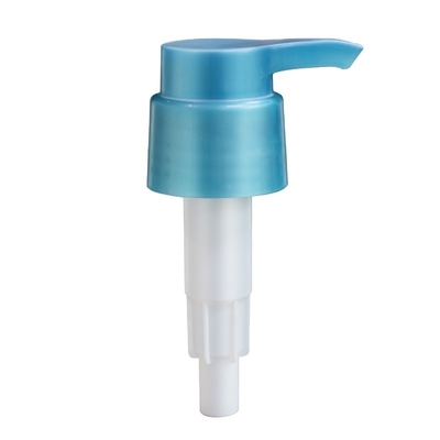 Non Spill 33/410 Wholesale Lotion Bottle Pumps Blue Lotion Pump Head Customized Lotion Bottle Pump