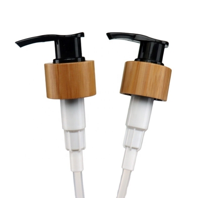 Non Spill Lotion Lotion Pump Dispenser Bamboo Wooden Bamboo Soap Dispenser 24/410 Hand Wash Pump