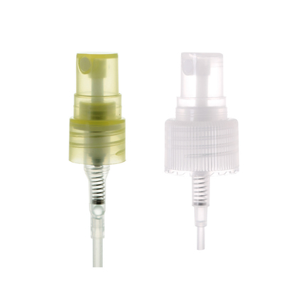 Non Spill Essential Oil Mist Sprayer Perfume Crimp Sprayer Pump For Amber Glass Capsule