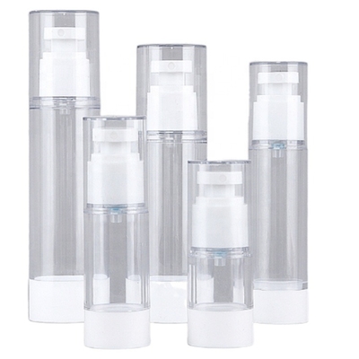 MOQ 15ml 30ml 50ml 100ml Custom High Quality Cosmetic Low Vacuum Airless Pump Bottle